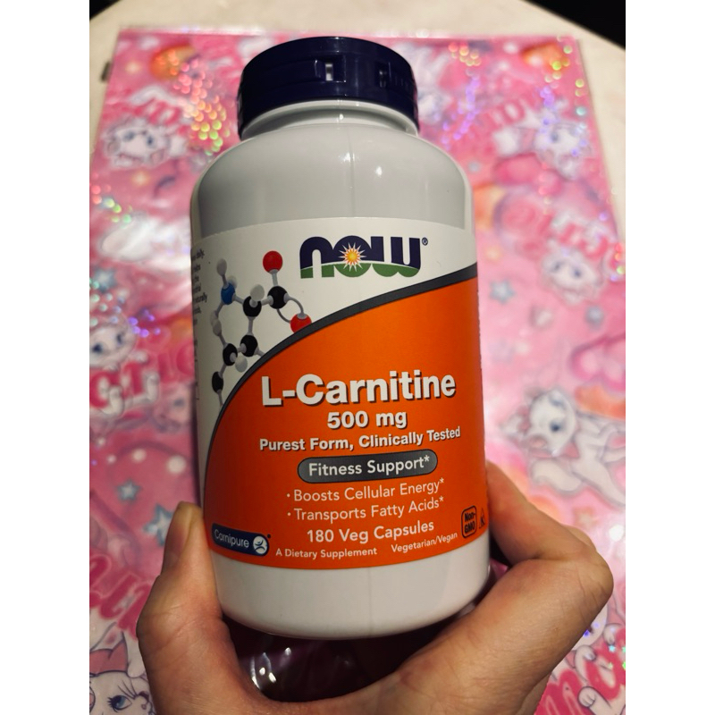 現貨 Nowfoods 左旋卡尼 左旋肉鹼500mg L-Catnitine 180顆 純素 | 蝦皮購物