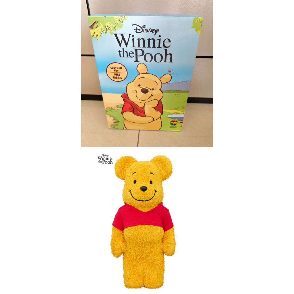 BE@RBRICK Winnie the Pooh COSTUME Ver.(PILE FABRIC) 400