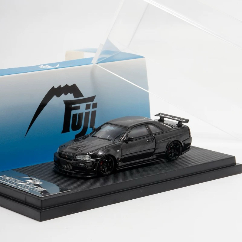 六四分之一】Fuji｜NISSAN Skyline GT-R R34 Nismo Z-Tune｜1/64合金