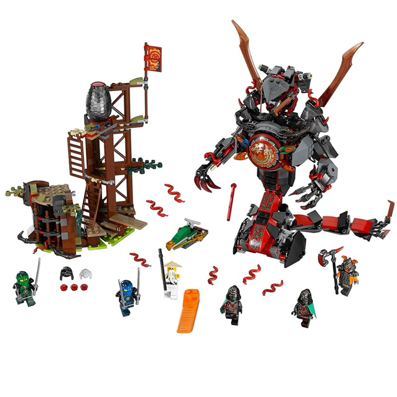 LEGO 70626 樂高旋風忍者Ninjago 末日機械毒蛇無盒無書| 蝦皮購物