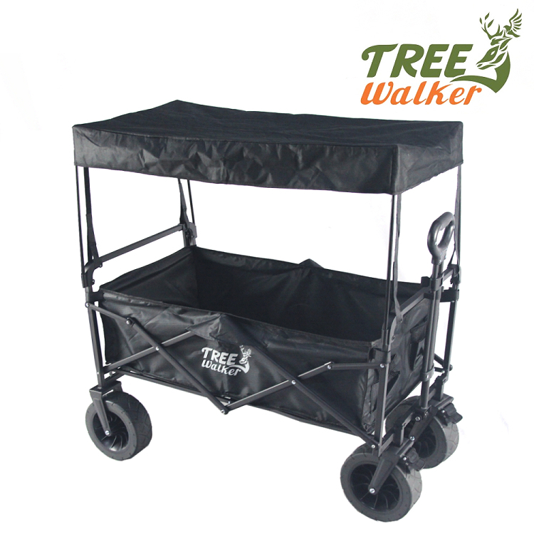 TreeWalker 可煞車露營手拉車、四輪推車-超值組合(推車+頂棚) | 蝦皮購物