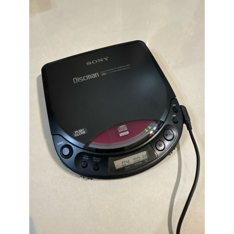 SONY Discman D-223 永き 黒 動作品フルセット