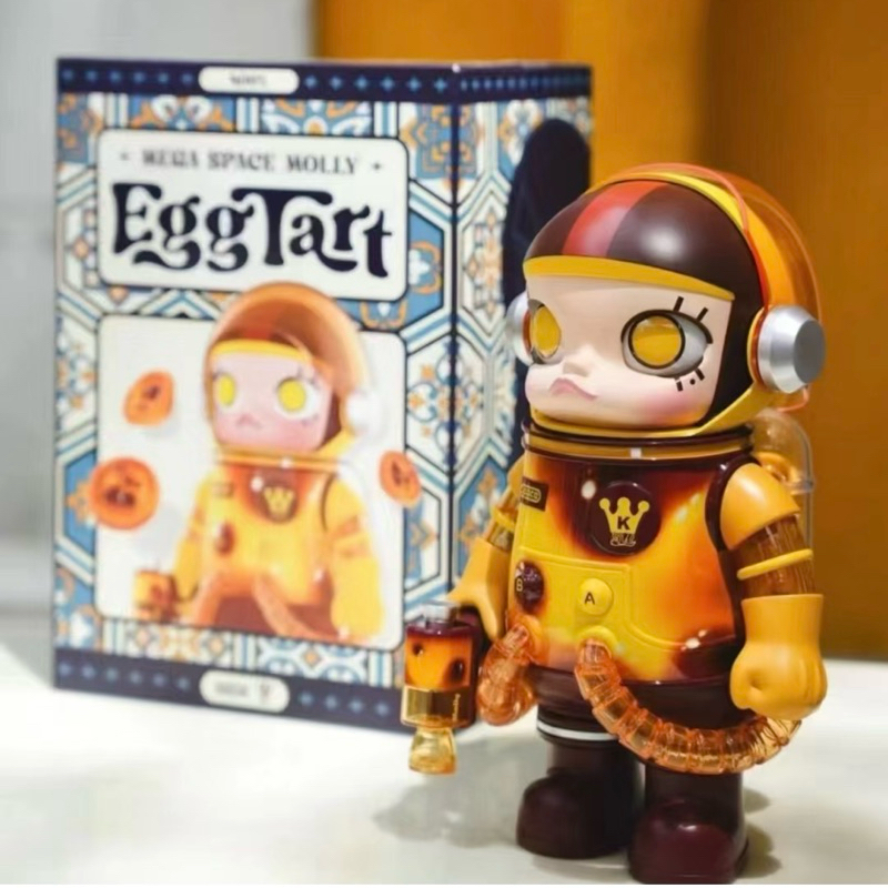 HJ - [預購] POPMART MEGA SPACE MOLLY 400% EGG TART 蛋撻公司貨