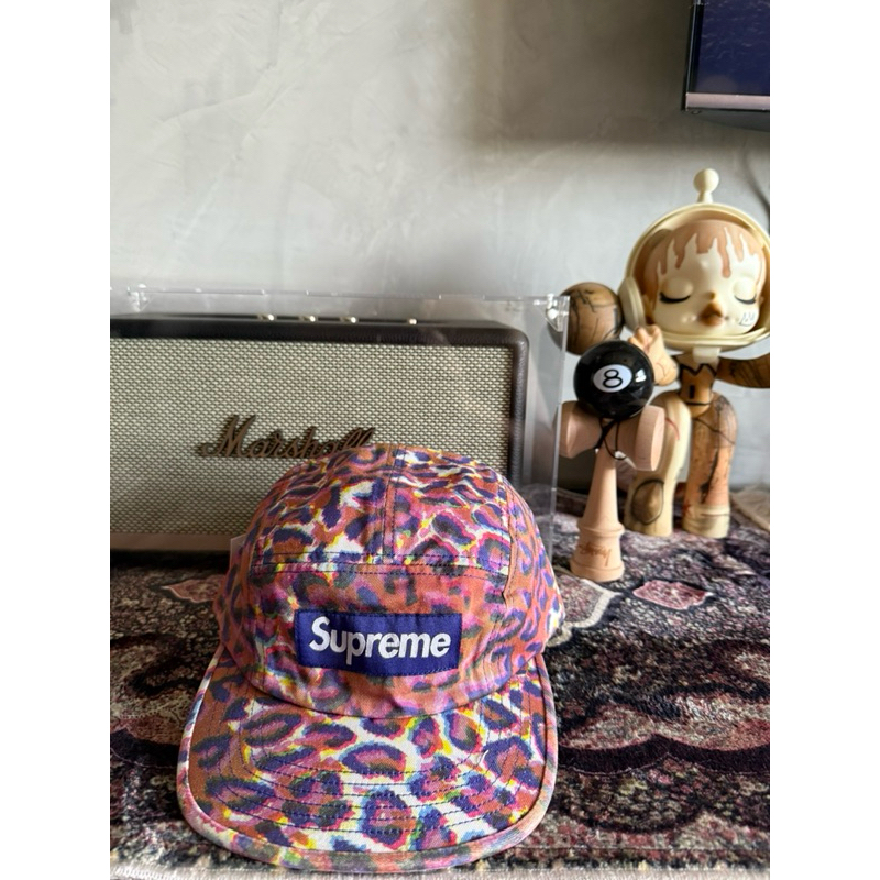 Supreme 24FW Washed Chino Twill Camp Cap 老帽豹紋帽子| 蝦皮購物