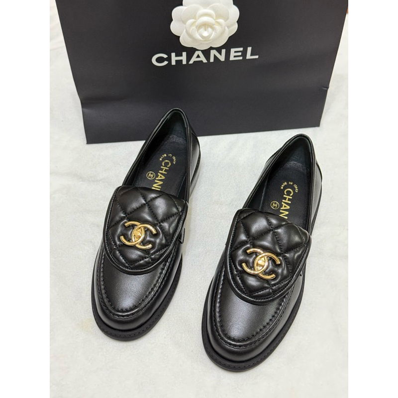 Chanel 經典樂福鞋全新台灣購證 | 蝦皮購物