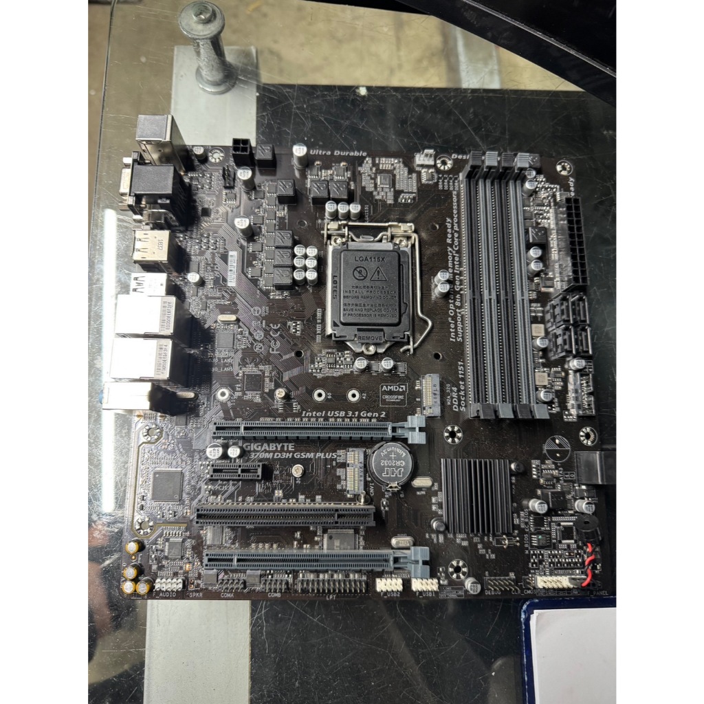 技嘉 Q370M D3H GSM PLUS DDR4 M.2 PCIe 功能正常 二手升級品 | 蝦皮購物
