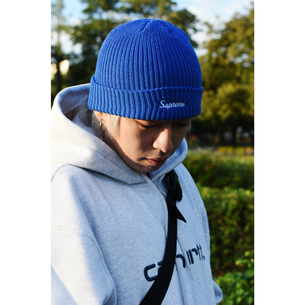 ☆ETW☆【台中店】SUPREME 24FW Loose Gauge Beanie 毛帽刺繡