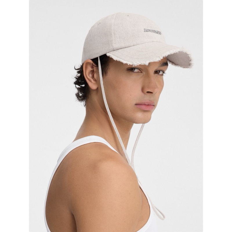 J.V Select】四色現貨Jacquemus Les Classiques Cap 毛邊抽繩棒球帽老