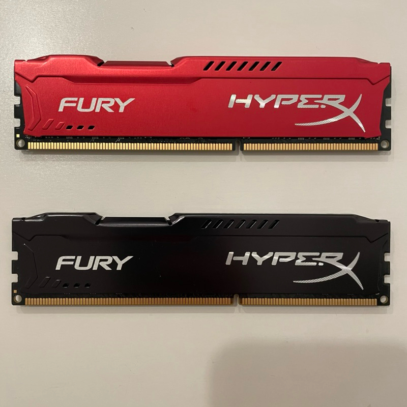 Kingston HyperX Fury DDR3 1866 8G HX318C10FBK2/16 | 蝦皮購物