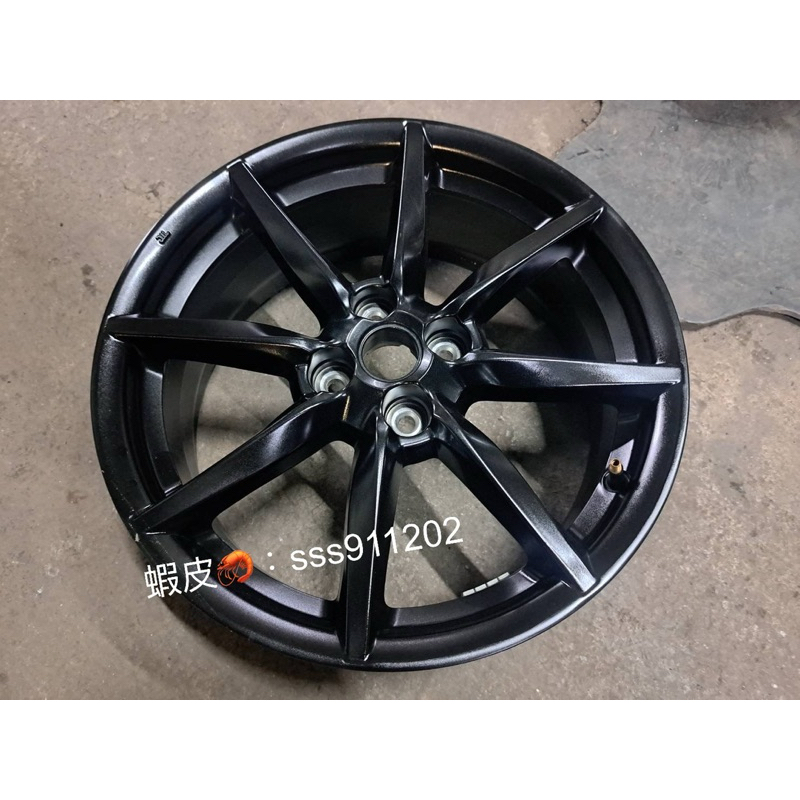 中古原廠鋁圈馬自達17吋MX-5 4孔100 7J 料號：9965 D7 7070 有1個一個
