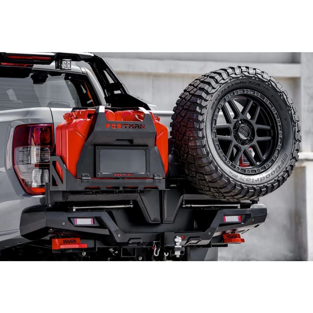 『晟大皮卡』FORTMAN Specter Rear Bar 後保桿+油桶架+備胎架 (Ranger T8) | 蝦皮購物