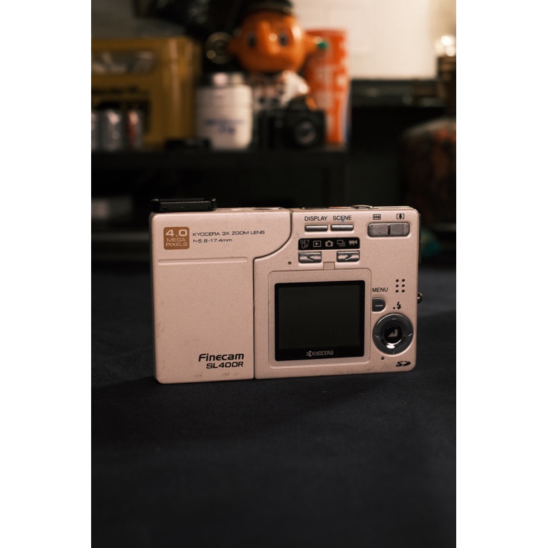 G.S.〕 美品Kyocera Finecam SL400R 粉色｜ 卡片CCD數位相機｜ | 蝦皮購物