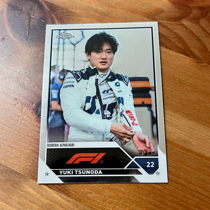 Yuki Tsunoda 角田裕毅Topps F1 賽車卡| 蝦皮購物
