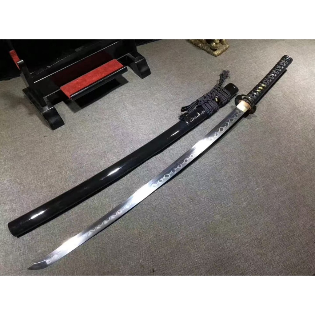 【千羽】龍泉刀劍 噬神者武士刀 T10鋼燒刃一體鍛造太刀 日本刀 Katana 打刀 日式指揮刀 寶劍 收藏擺件 未開刃 | 蝦皮購物
