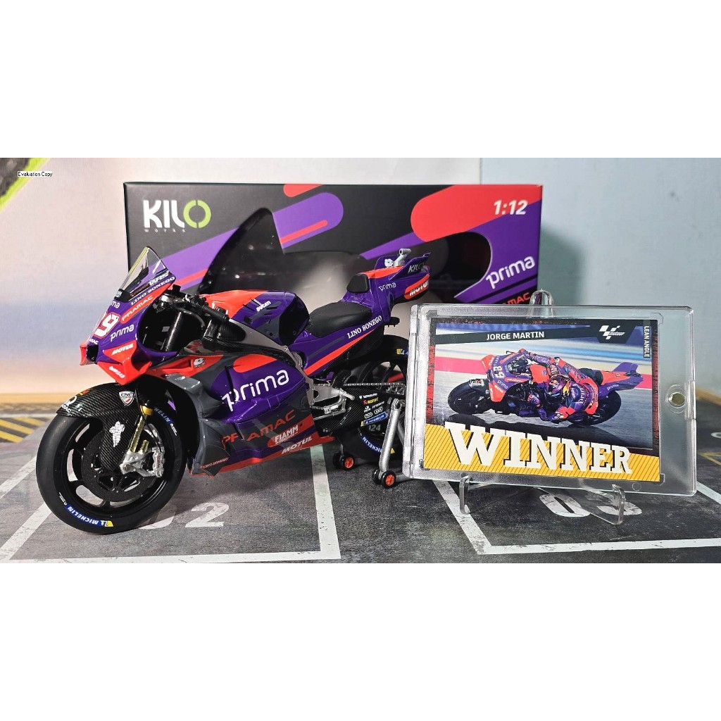 現貨KILOworks 1/12 #89 Jorge Martín Ducati GP24 MotoGP 2024模型車