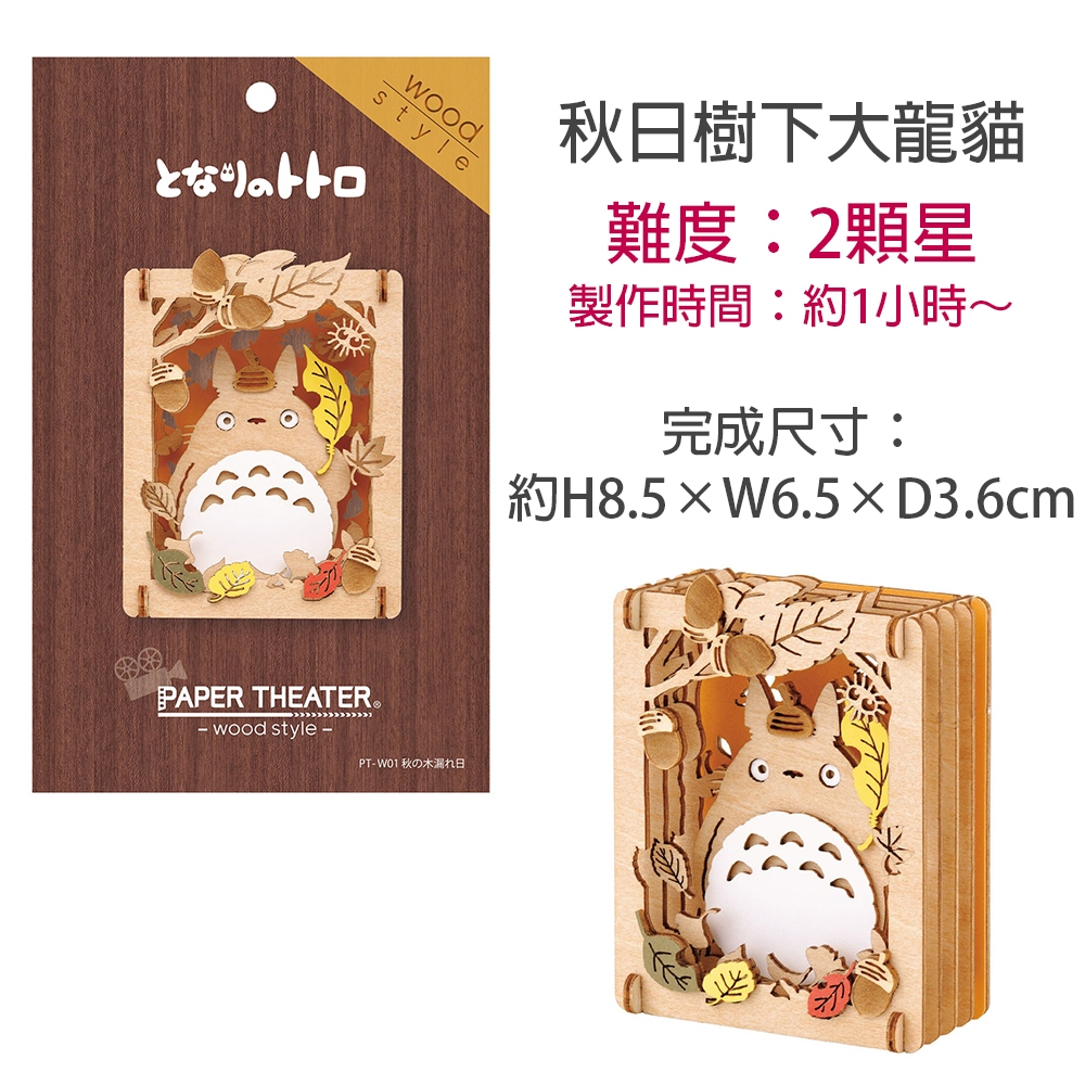 現貨- 日本吉卜力木質紙劇場紙雕paper theater 龍貓魔女宅急便宮崎駿