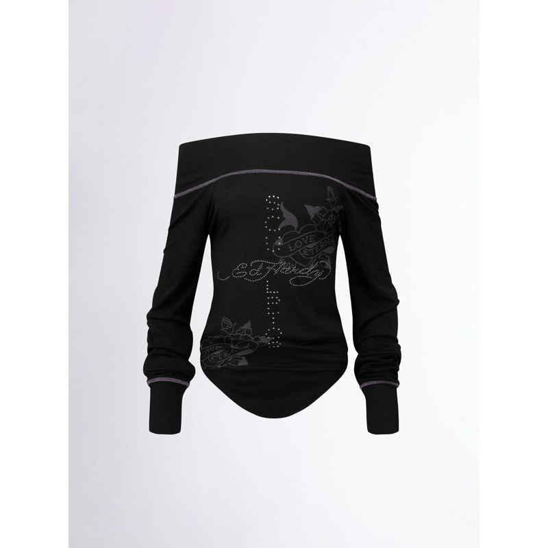 𝐏𝐀𝐍𝐃𝐀 𝐅𝐎𝐑𝐄𝐒𝐓 韓國代購Sculptor X Ed Hardy Raglan Off