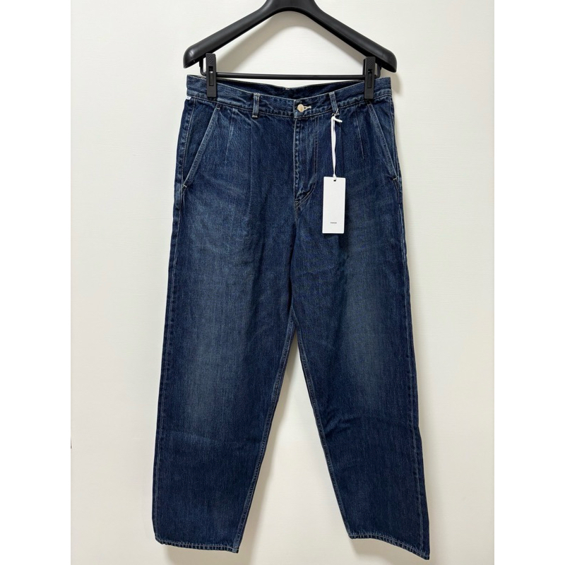 現貨Graphpaper Selvage Denim Two Tuck Tapered Pants 牛仔褲