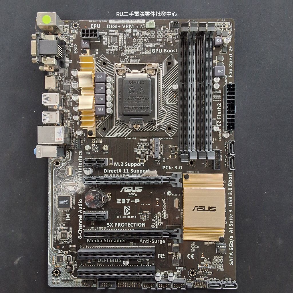 【阿佑電腦】華碩/ASUS/Z97-P 主機板/1150針腳/DDR3/4代intel 處理器 | 蝦皮購物