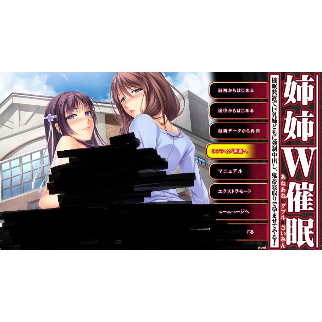 姉姉Ｗ催眠 姐姐W催眠～鬼畜寢取～ AI漢化版+全CG解鎖(CV配音、日系ADV) | 蝦皮購物