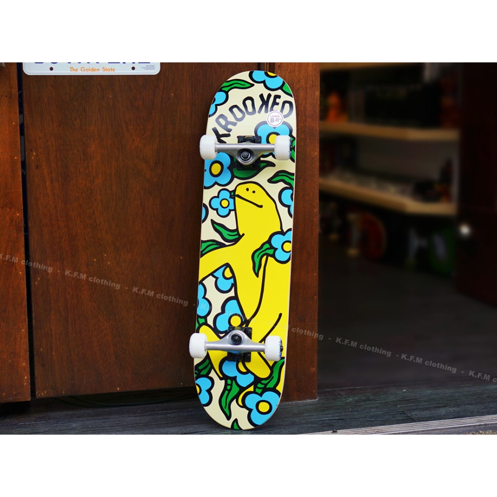 Skateboard Complet Krooked 'Shmoo Vibe' - Planche 8 X 31.8 Pouces, Bois - Neuf