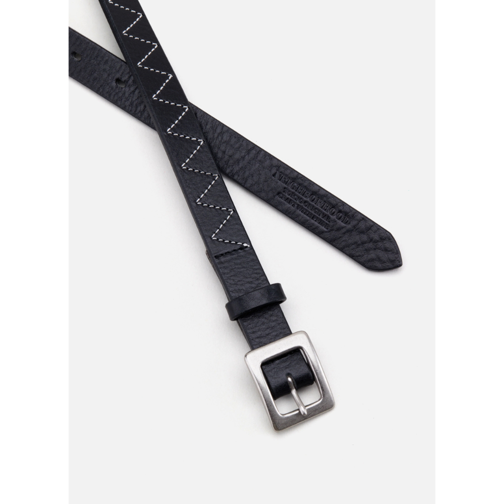 Observer Post潮流觀測站】2024AW NEIGHBORHOOD LEATHER NARROW BELT 