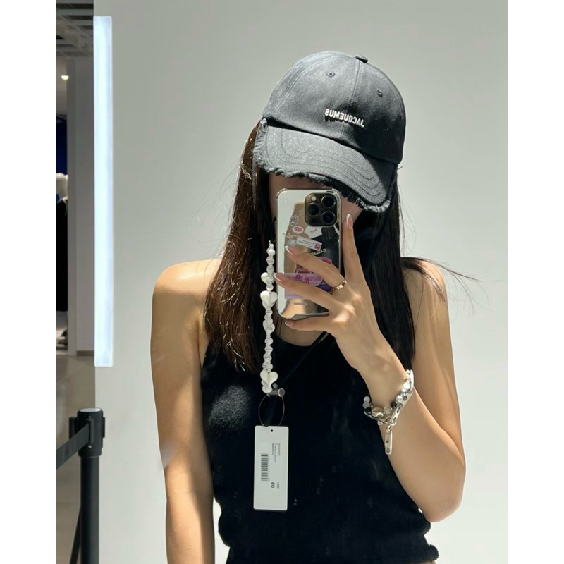 J.V Select】四色現貨Jacquemus Les Classiques Cap 毛邊抽繩棒球帽老