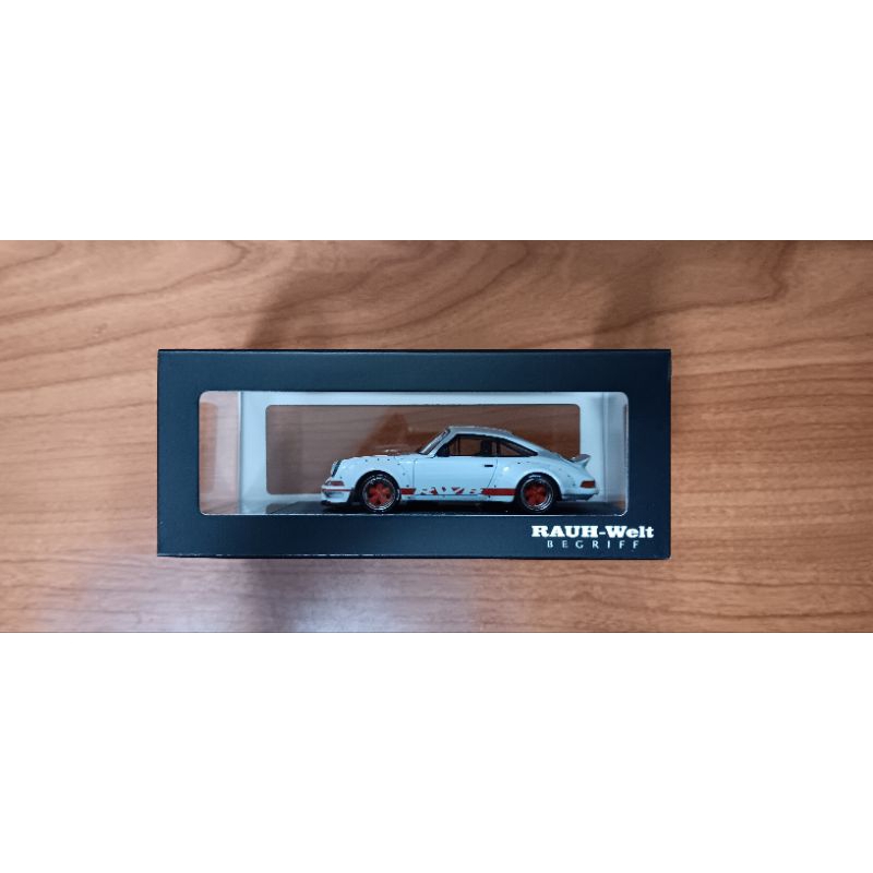 Voiture Miniature Porsche RWB 930 - Échelle 1:64, Couleur Chrome Gris Armé, Neuf