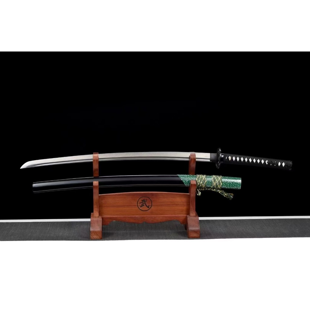 【廠家直銷】百鍊花紋鋼武士刀《幻影神龍》日本刀 武士刀 居合刀 Katana 居合道 打刀 日式指揮刀 太刀 未開刃 | 蝦皮購物