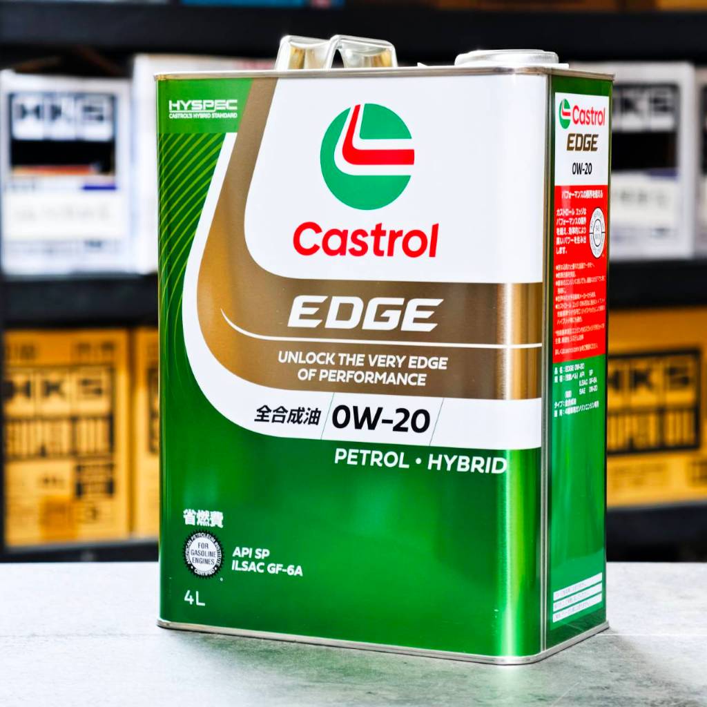最新SP》日本製嘉實多0W20 鈦分子Castrol EDGE 4L 0W-20 鐵罐汽車機油