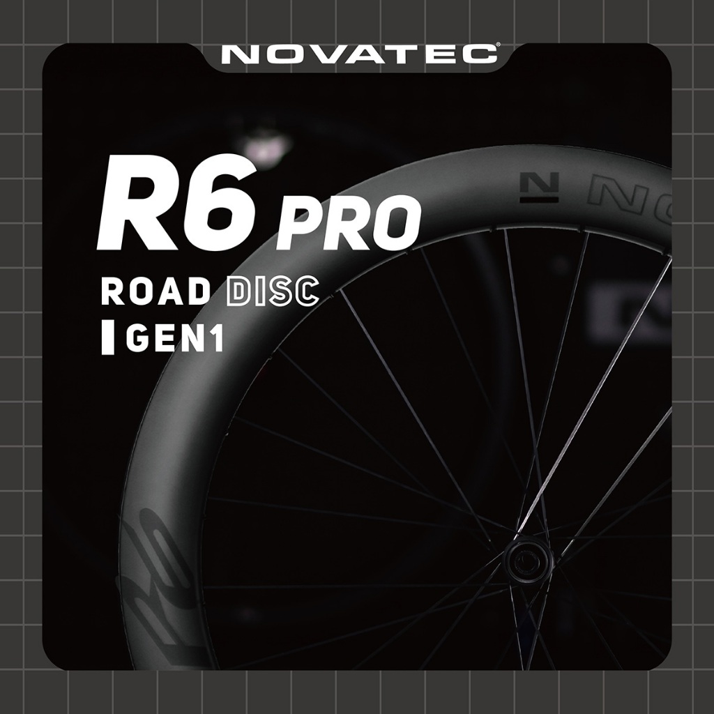 NOVATEC R6 PRO 碳纖維公路車碟煞輪組 - GEN 1 | 蝦皮購物