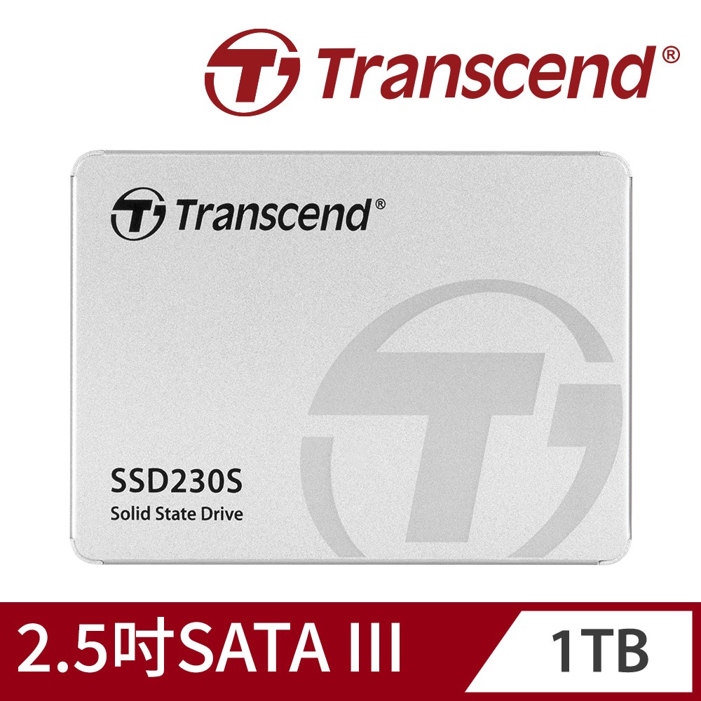Transcend 創見SSD230S 2.5吋SATA III SSD 固態硬碟1TB 2TB 4TB 內接