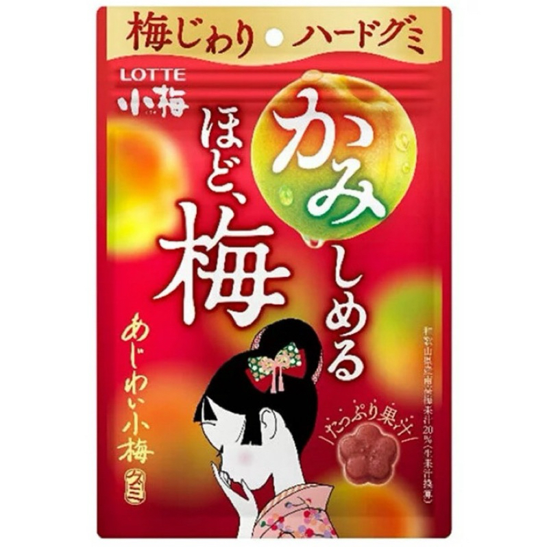 日本樂天LOTTE 小梅梅子風味軟糖糖果| 蝦皮購物