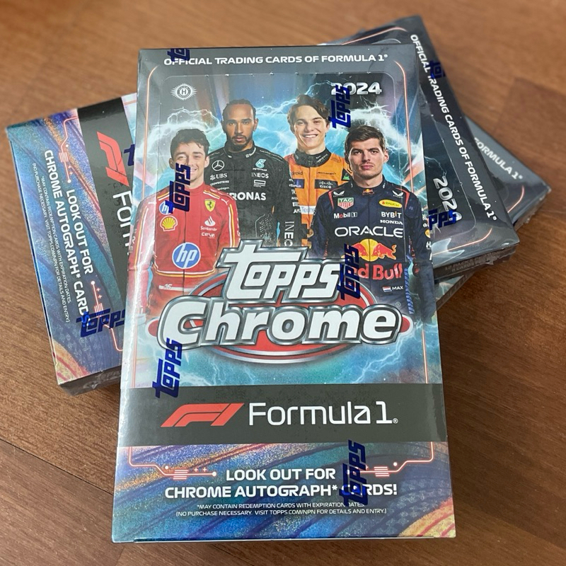 順序出貨 2024 Topps Chrome F1 Formula 1 Hobby Box 一級方程式 F1賽車卡盒 蝦皮購物