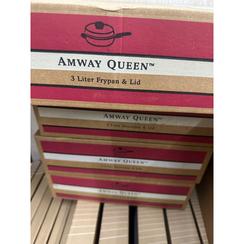 美品★Amway高級鍋 安麗Amway Queen三公升煎炸鍋皇后鍋長柄鍋不鏽鋼鍋| 蝦皮購物