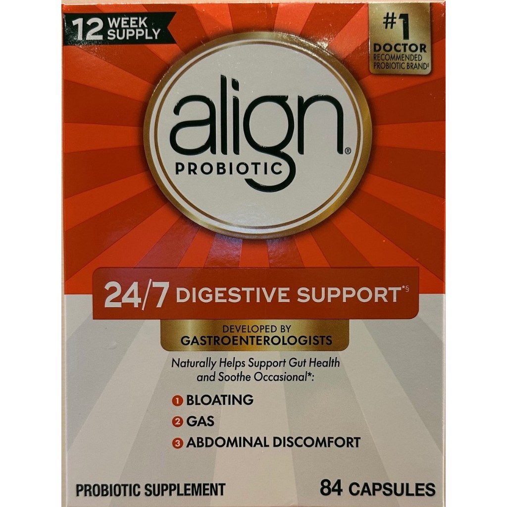 (2027/3) 新包裝 美國Align Daily Probiotic 每日益生菌膠囊 84顆 | 蝦皮購物