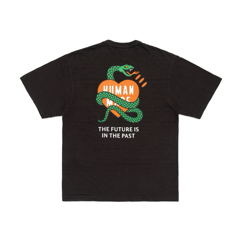戽斗本事🌛】Human Made Graphic T-Shirt 蛇年限定愛心蛇短T
