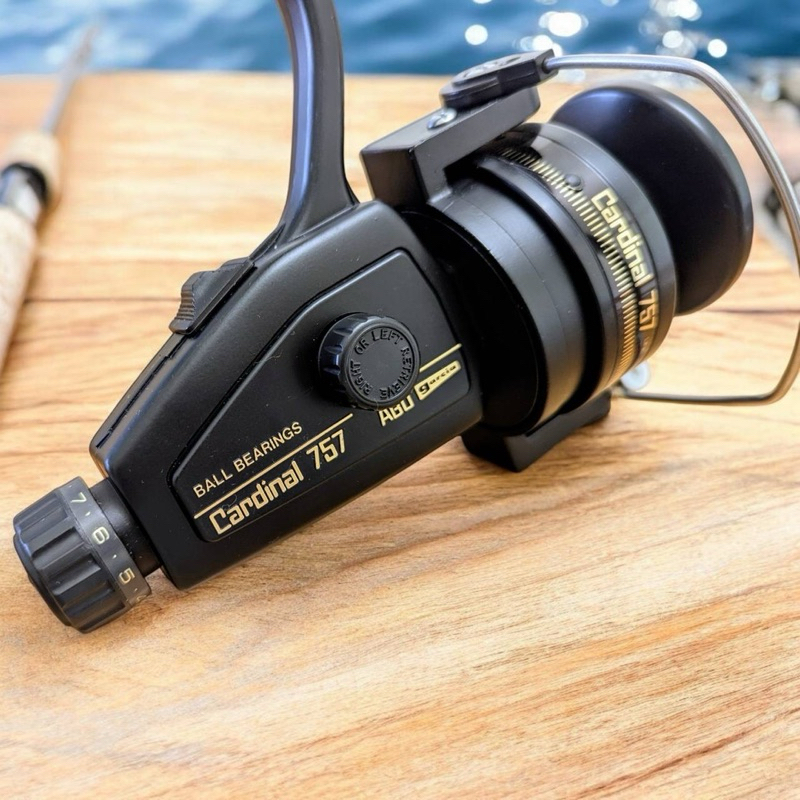 ABU GARCIA CARDINAL 755 Corso di pesca a mulinello vintage funzionante