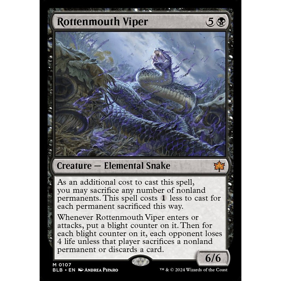 Rottenmouth Viper (Promo Pack) [Bloomburrow Promos] main image 0