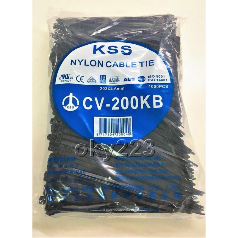 KSS 凱士士 CV-200MK/CV-200K束線帶 束帶 紮線帶 悃線帶 oky223 0301 | 蝦皮購物