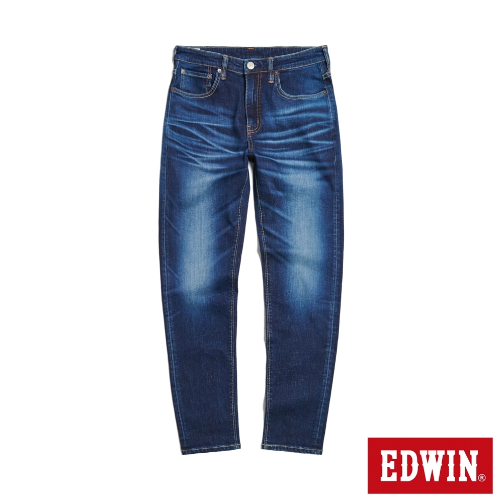 EDWIN 男款 RED LABEL 365 丹寧中腰錐形褲(酵洗藍) | 蝦皮購物
