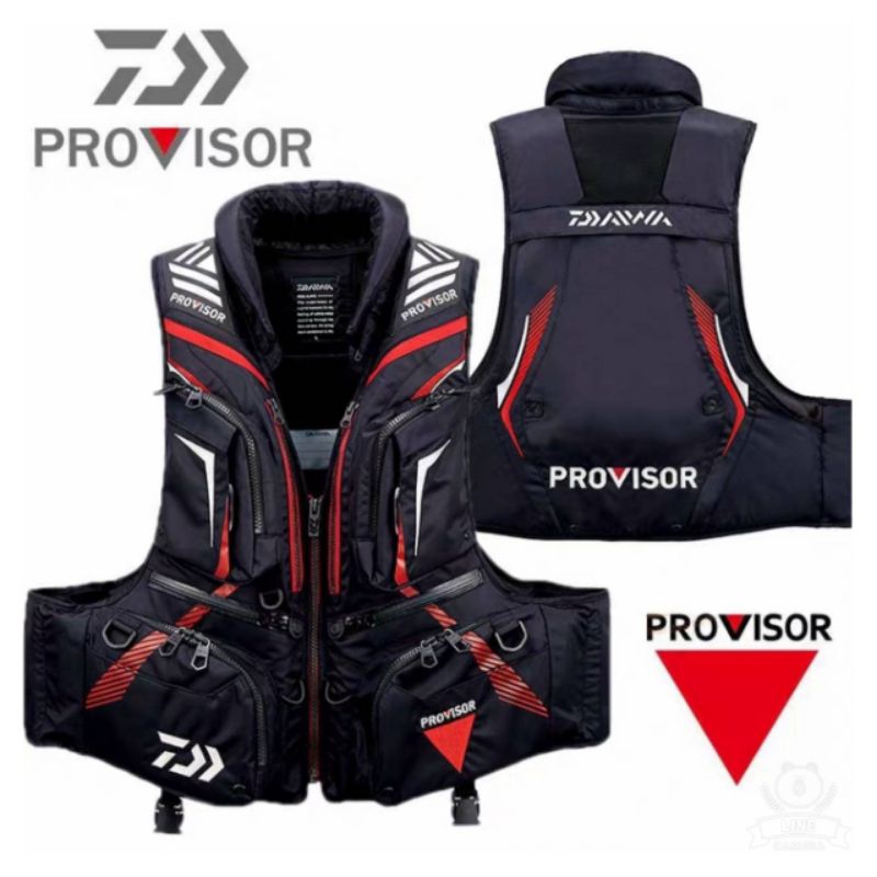 Daiwa) PROVISOR DF-3308 磯釣用强韌耐磨馬甲式救生衣L XL XXL | 蝦皮購物