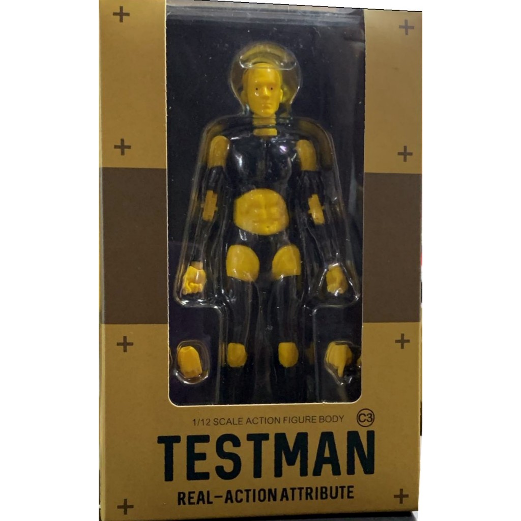 現貨 DAMTOYS 1/12 可動人形 測試人C3 DPS10 黃色素體 testman | 蝦皮購物
