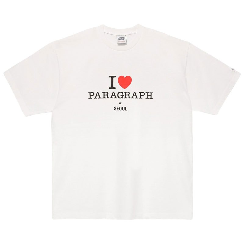 PARAGRAPH】S12 NO.28 LOVE PARAGRAPH TEE 短T (WHITE 白色