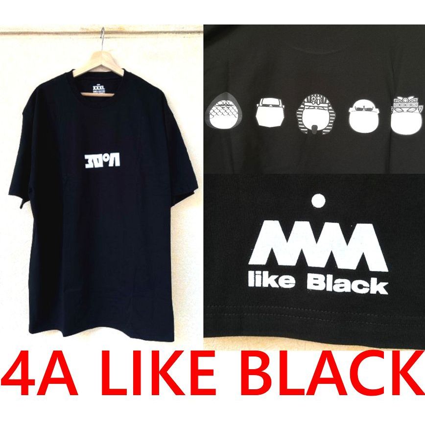 BLACK全新AAAA LIKE BLACK 4A北緯30度 法老王/外星人LOGO公仔短T | 蝦皮購物