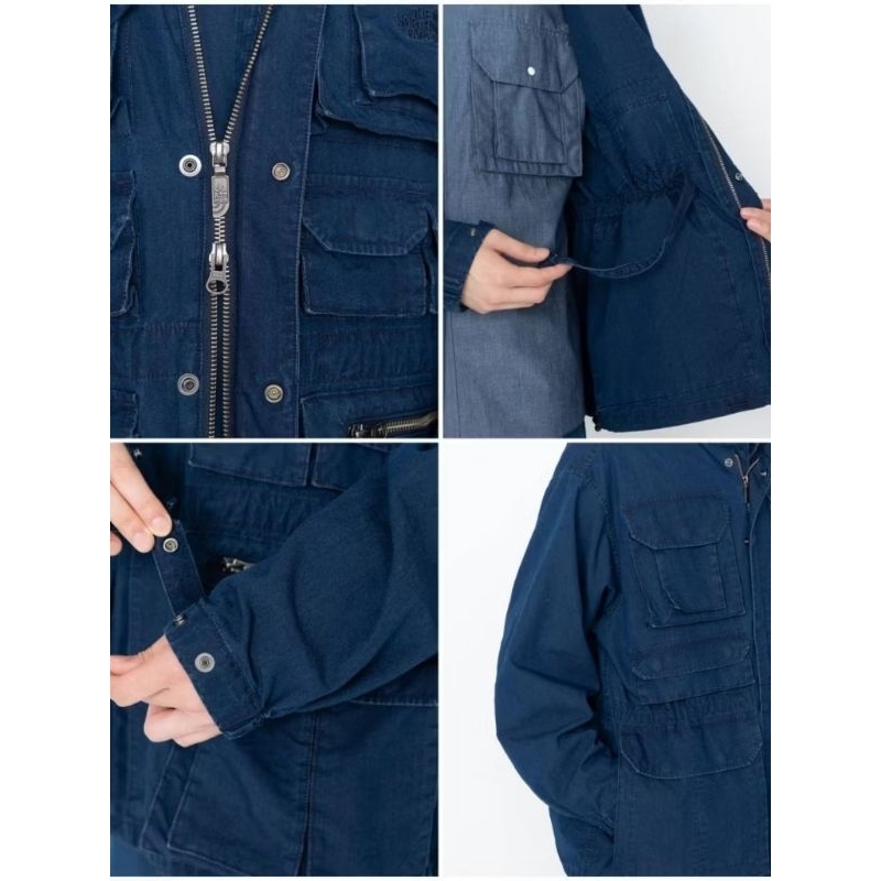 全新THE NORTH FACE PURPLE LABEL 紫標Indigo Field Jacket