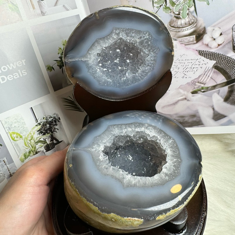 156號1272公克♥️天然全拋光招財瑪瑙聚寶盆瑪瑙晶洞晶洞水晶洞送禮