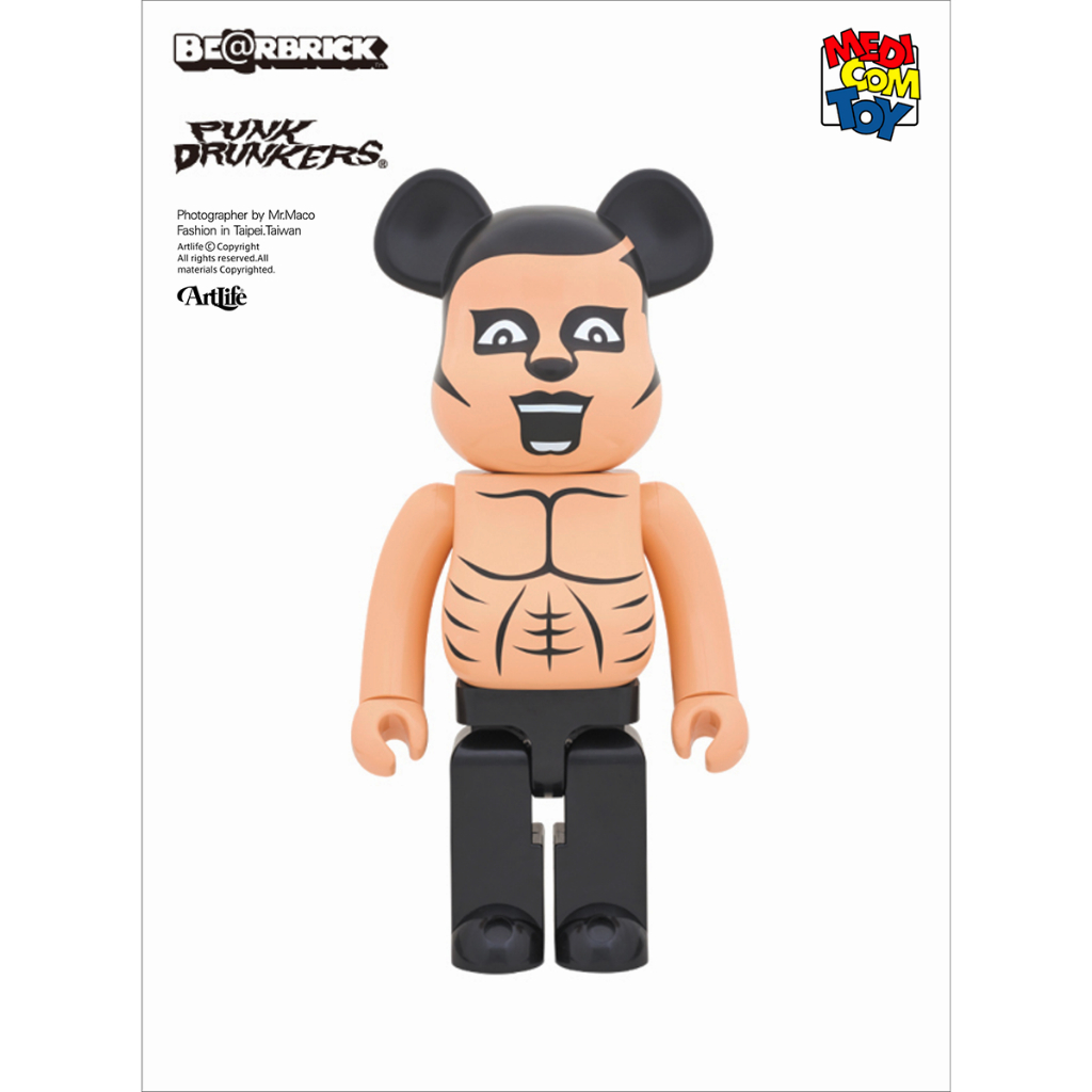 ArtLife @ MEDICOM BE@RBRICK 1000% PDS PUNK DRUNKERS 鷹の爪あいつ