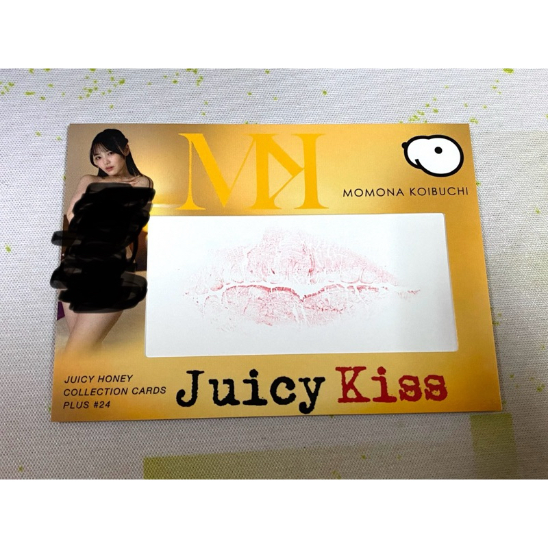 2024 JUICY HONEY PLUS#24 戀渕桃奈 超美 官方 唇印親親卡 | 蝦皮購物
