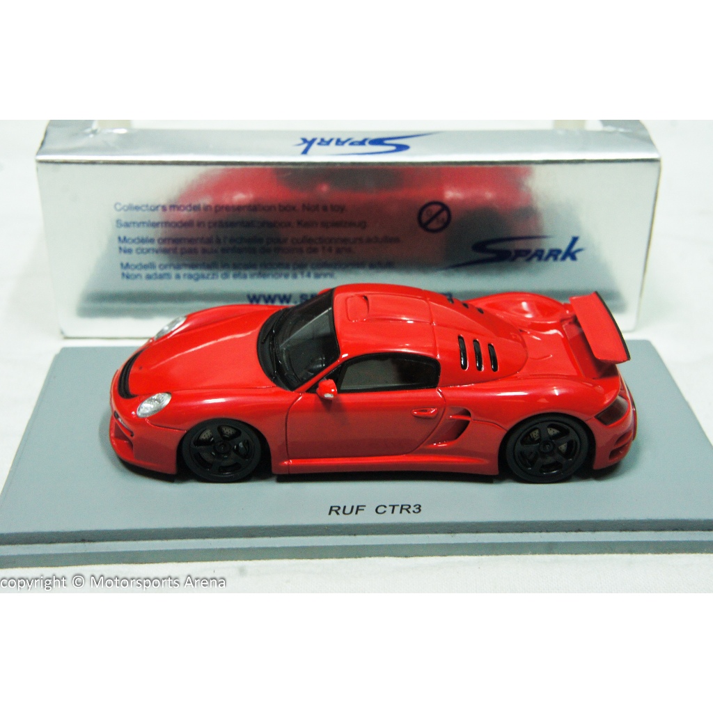 【特價現貨】1:43 Spark Porsche RUF CTR 3 2009 | 蝦皮購物